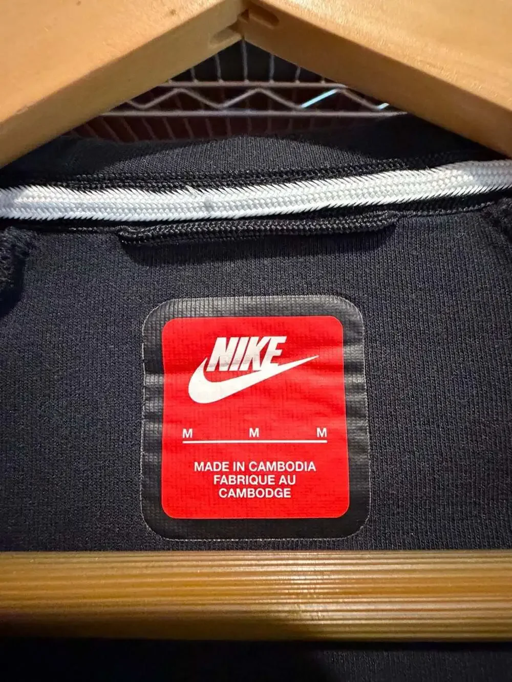 Nike Tech Fleece Windrunner Full-Zip Hoodie - Black/Grey Youth Medium